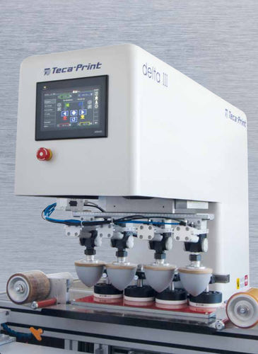 閉インキカップ付きパッド印刷機 - delta III  - Teca-print - 自動 / モノクロ / 2色