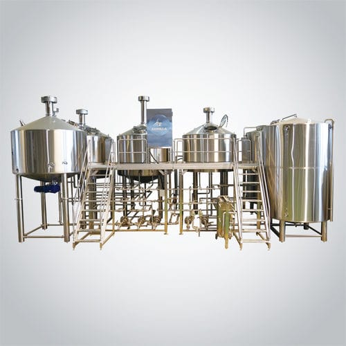 ステンレス製醸造システム - Shandong Tiantai Beer Equipment Co.,Ltd - マイクロ / 直火加熱式 / 蒸気熱