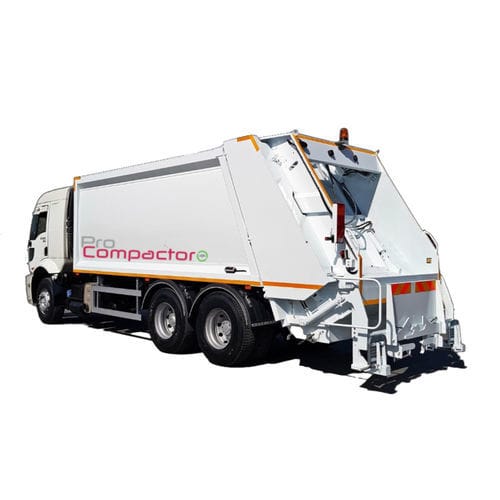 リヤローダーゴミ収集車 - Procompactor Waste Management Equipment - ハイブリッド型 / クレーン付き