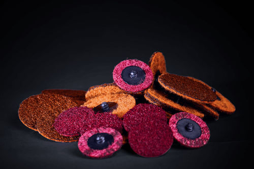 合成ファイバー製研磨ディスク - Roloc® - Danpoort International Abrasives B.V. - 研磨用 / クイック取付け式