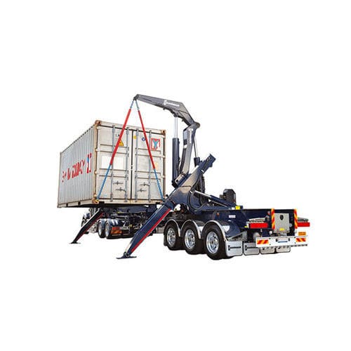 側面投入式トレーラー - 195 S - Hammar - 平床 / 産業機器用 / 3軸