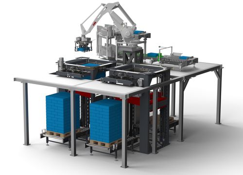 ロボット式パレット積み分け機 - Brolla - パレット用 / 自動 / 食品産業用
