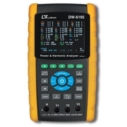 信号分析器 - DW-6195 - Lutron - 監視用 / 三相電気回路用 / 電源