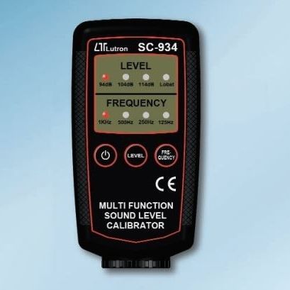 騒音レベル校正器 - SC-934 - Lutron - ポータブル / 多重周波
