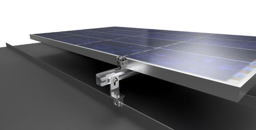 テラス屋根用ソーラーマウントシステム - S-5 - Renusol Europe GmbH - 金属屋根 / 垂直設置用 / アルミニウム製