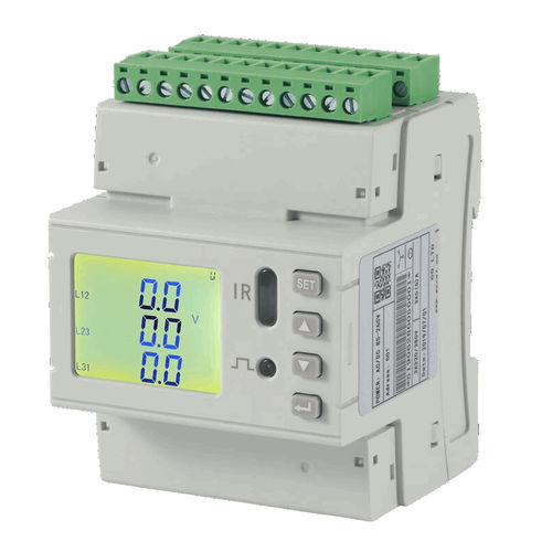 三相電力量計 - KET-PMT-414.16 - Kerberos Srl - DINレール / Modbus / 液晶ディスプレイ