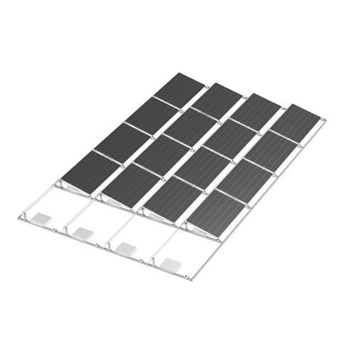 テラス屋根用ソーラーマウントシステム - BALLAST  - Xiamen Hopergy Photovoltaic Technology Co., Ltd. - 水平設置用