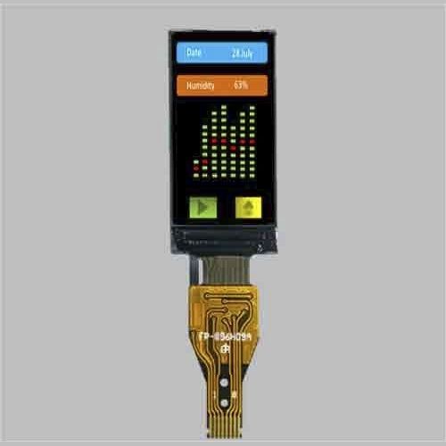 0.96"ディスプレイ モジュール - MLT009G8-01 - Maclight Display Co., Limited - TFT LCD / IPS方式 / 有機EL