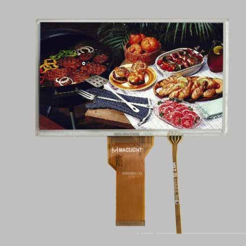 LEDディスプレイ モジュール - MLT070W50-T21 - Maclight Display Co., Limited - TFT LCD / 抵抗タッチスクリーン / 800 x 480