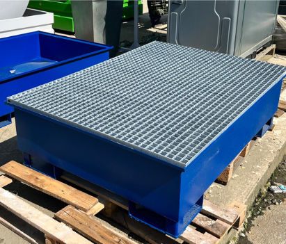 多目的液体垂れ落ち防止パレット - Eurial - IBCコンテナ用 / 重量用 / ドラム缶3本用