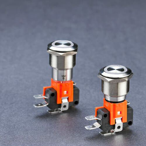 破壊防止スイッチ - L22B - YUEQING DANPU ELECTRIC ( LANGIR ) CO.,LTD. - タッチ / 単極 / SPDT