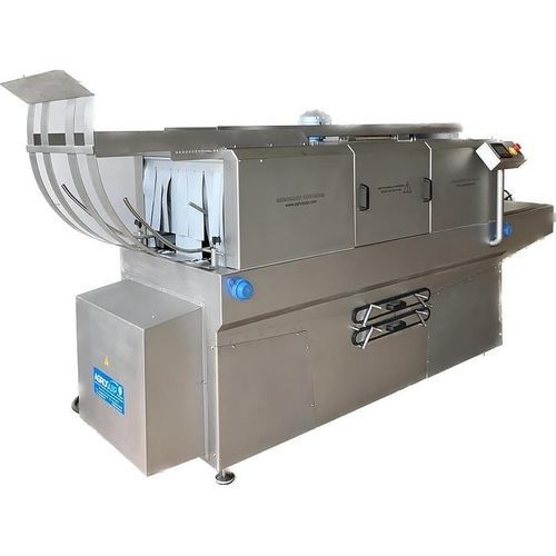 すすぎ用洗浄トンネル - 01500 - AGROEQUIP DIFFUSION - 乾燥機能付き