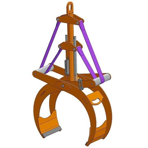 パイプ用吊り上げグラップル - 132 100 - WIMAG GmbH - 機械式