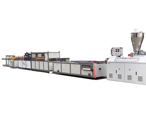 パネル押出しライン - SJSZ-65/132  - Suzhou ACC Machine Co., Ltd. - ツイン スクリュー / ポリ塩化ビニル用 / WPC用