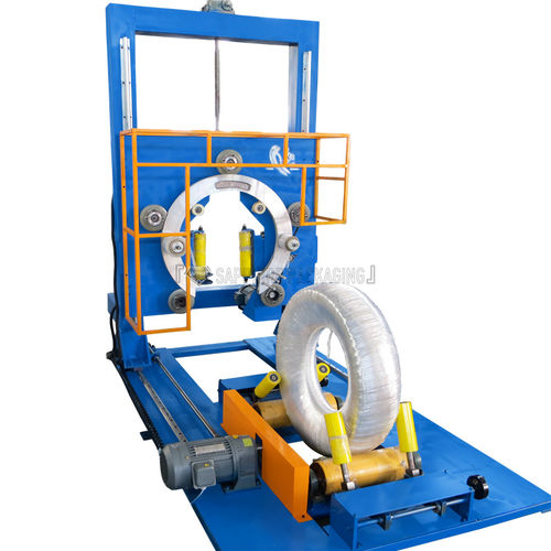 縦型巻き取りおよび包装装置 - HT - Shandong Sapphire Packaging Machinery - スチール ワイヤー用 / ホース用