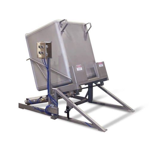 空圧式傾斜ステーション - EnSight Solutions - コンテナ用 / 固定型 / ステンレス製