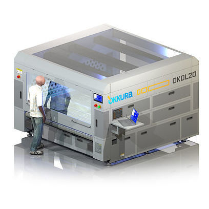 2 ビームレーザー切断機 - OKDL20 - Okkura Limited - 工業用布用 / 水冷却機能付 / 全閉