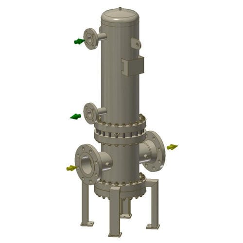 ガス予熱器 - HVF-V - Heat Group - 電動 / 再生 / スチーム