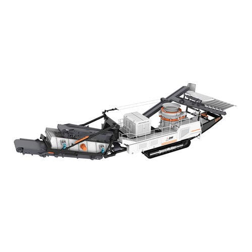 円錐形クラッシャ－ - DMHP series - Shanghai Dongmeng Road and Bridge Machinery Co., Ltd - 移動型 / ディーゼルエンジン式 / 砂生産用