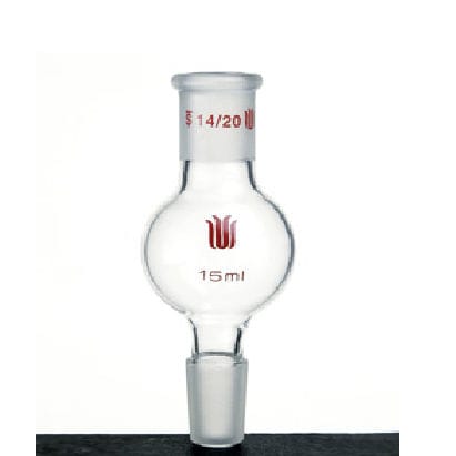 ガラス器具用研究室用アダプター - D281025  - Synthware glass - 真空蒸留
