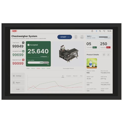 デジタル重量測定用制御機 - WC-1000PR-CWS - LCS Controls Private Limited - 高速 / 重量選別機用
