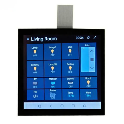 TFT LCDディスプレイ モジュール - HG040HS002T01 - Shenzhen Hongguang Display Co., Ltd - IPS方式 / 容量方式タッチスクリーン / 抵抗タッチスクリーン