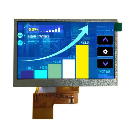 TFT LCDディスプレイ モジュール - HG043HV008 - Shenzhen Hongguang Display Co., Ltd - IPS方式 / タッチスクリーン / 480 x 272