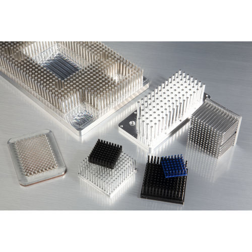 アルミニウム製放熱器 - Alutronic Kühlkörper GmbH und Co. KG - ピンタイプ / 押出成形