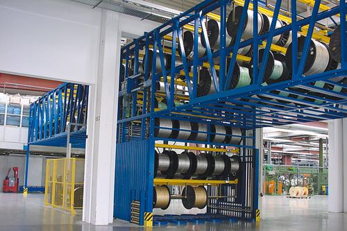 縦型回転在庫棚 - InterMat IM-VO2.2 - Intertex Maschinenbau Ingeborg Deiss GmbH & Co. - ケーブルドラム / ケーブル巻き取り機用