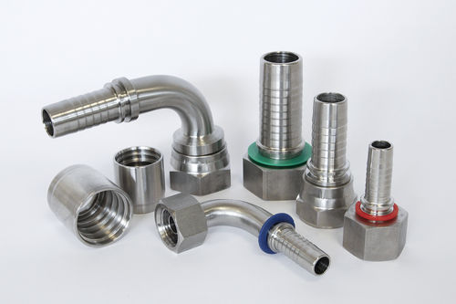 アングル接続部品 - X series  - IMM Hydraulics - ステンレススチール製 / ホース用