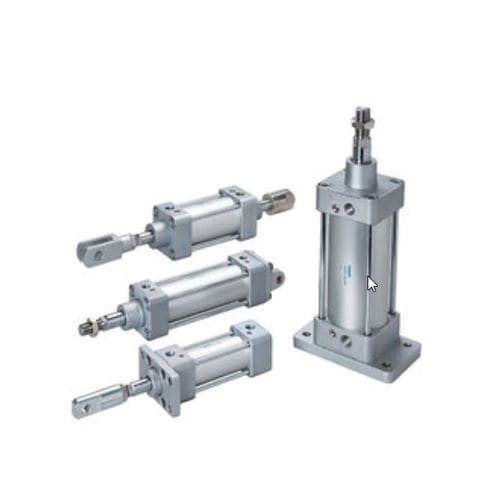 ISOシリンダ - VDMA - Gunda Automation GmbH - 空圧 / ピストンロッド付き / アルマイト処理されたアルミ製