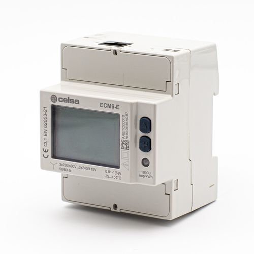 三相電力量計 - ECM6-E - Celsa Messgeräte GmbH - DINレール / Modbus / 液晶ディスプレイ