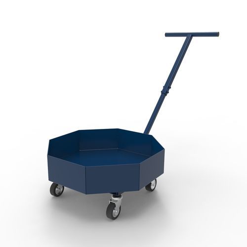 輸送用カート - CPF series - Essegi meccanica - 金属製 / プレート式 / ドラム缶用