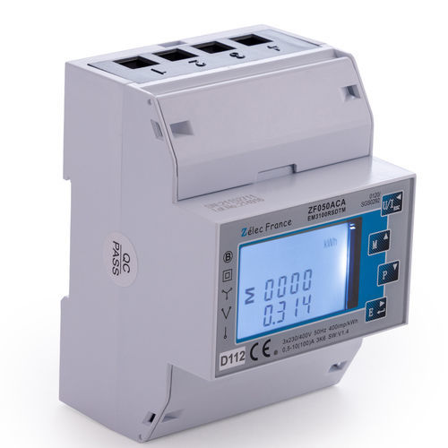 三相電力量計 - EM3100RSDTM - ZELEC - 単相 / DINレール / RS-485