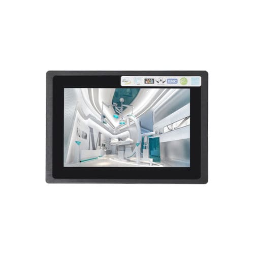 TFT-LCDモニター - IDP-0700W series - TP-IPC - 投影容量方式タッチスクリーン / マルチタッチスクリーン / 5ワイヤー抵抗タッチスクリーン