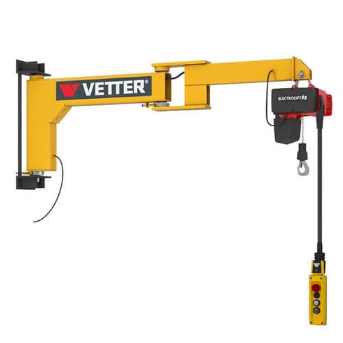 壁取り付け式ジブクレーン - BW - VETTER Krantechnik GmbH - 300° / 180° / 関節付き