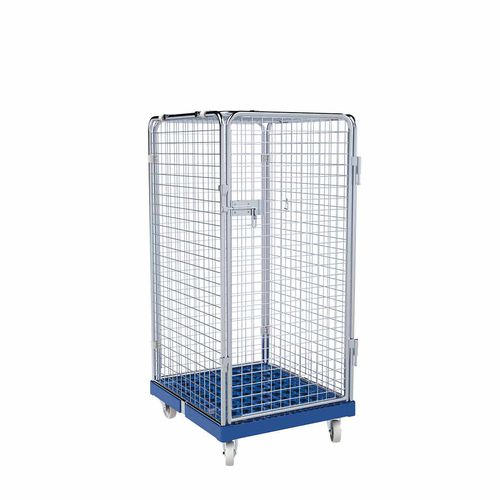 プラスチックベース付きロールコンテナー - KAD5A50101350COZ101 - FEIL rolltainer GmbH - 盗難防止用