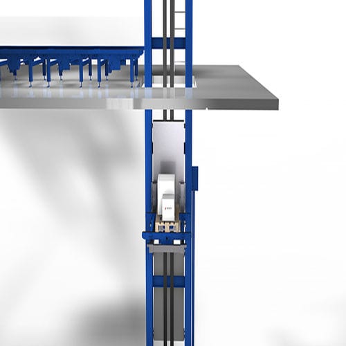 コンベヤー用巻き上げ装置 - Binder GmbH Fördertechnik - 電動式 / 2柱 / 4柱