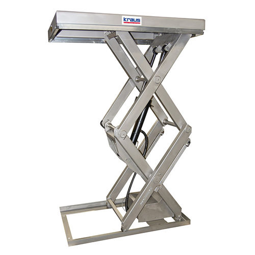 1段昇降台 - TLD 1000SS stainless steel - KRAUS Betriebsausstattung und Fördertechnik GmbH - 電気油圧式 / 定置型