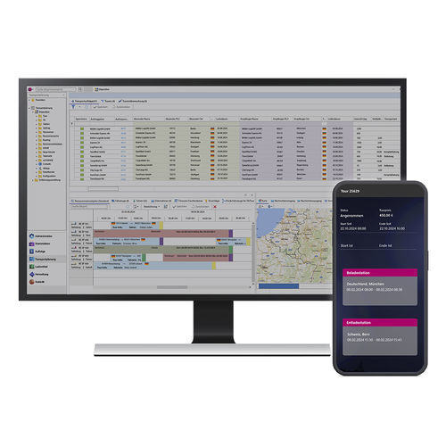 管理ソフトウェア - CarLo® inTOUCH - Soloplan GmbH Software für Logistik und Planung - モニタリング / 制作用 / 計画用