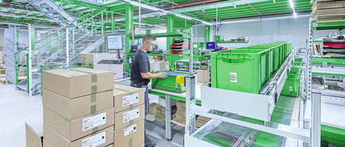 ローラーコンベヤー - TYPE 330 series - GEBHARDT Intralogistics Group - ストレート / 輸送用 / モジュール式