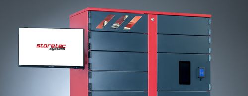縦型自動収納システム - The StoreManagerlocker - Storetec Systems GmbH - 棚付き