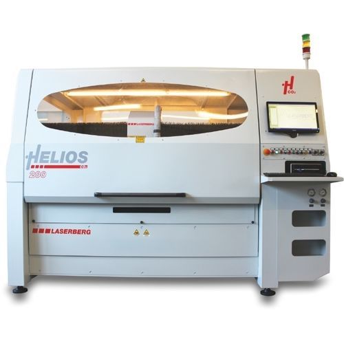 レーザーカッティングプロッタ - HELIOS CO2 - LASERBERG TECH SRL - 布用 / プラスチック用 / 木材用