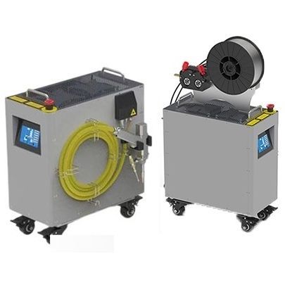 ファイバーレーザー溶接機 - LASERBERG TECH SRL - 手動式 / キャスター付き / プラスチック用