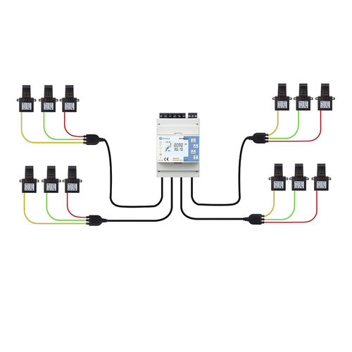 三相電力量計 - TC55M-RJ-4 NON-MID - Rayfull Electric Technology(Zhejiang)Co., Ltd. - Modbus / 液晶ディスプレイ / 多重配路