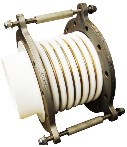 金属製伸縮管継手 - Corrosion Resistant Products Ltd. - PTFE / 円形 / フランジ取り付け
