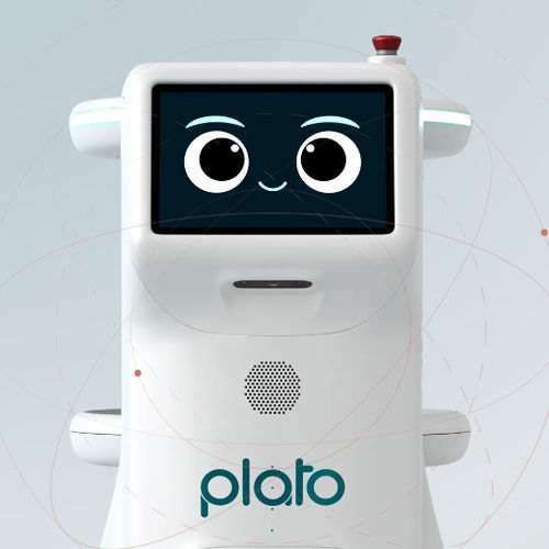 食べ物用搬送ロボット - Plato - United Robotics Group GmbH - ホテル用 / 病院用 / レストラン用