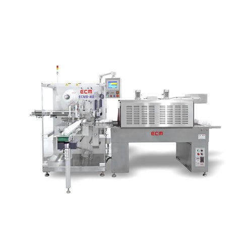 ボトル用収縮包装機 - ECMB-40  - ECM Co., Ltd. - シュリンク トンネル付き / 高速