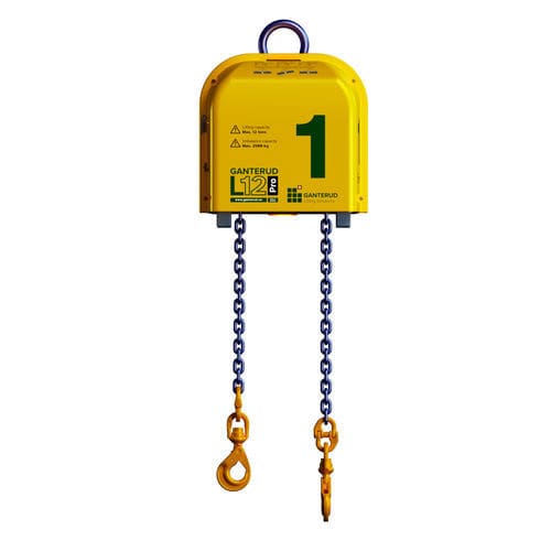 セルフレベリング巻き上げ装置 - L12 Pro - Ganterud Lifting Solutions AB - 電動式 / チェーン式スリング / 遠隔操作式