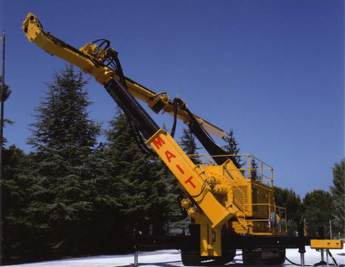 トンネル強化用掘削装置 - GEA 550 J - MAIT S.p.A. - マイクロパイル / クローラー式 / 回転式